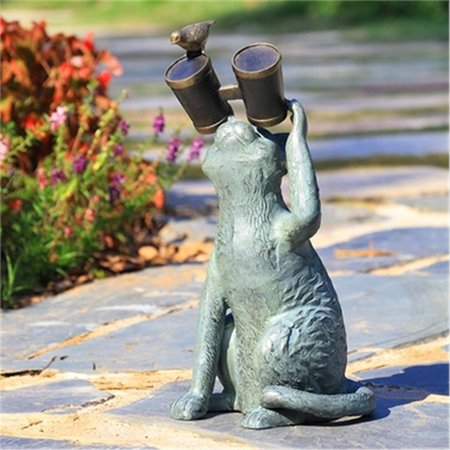 SPI Observant Cat Garden Sculpture 20.50 x 10 x 8.50 in. 34906